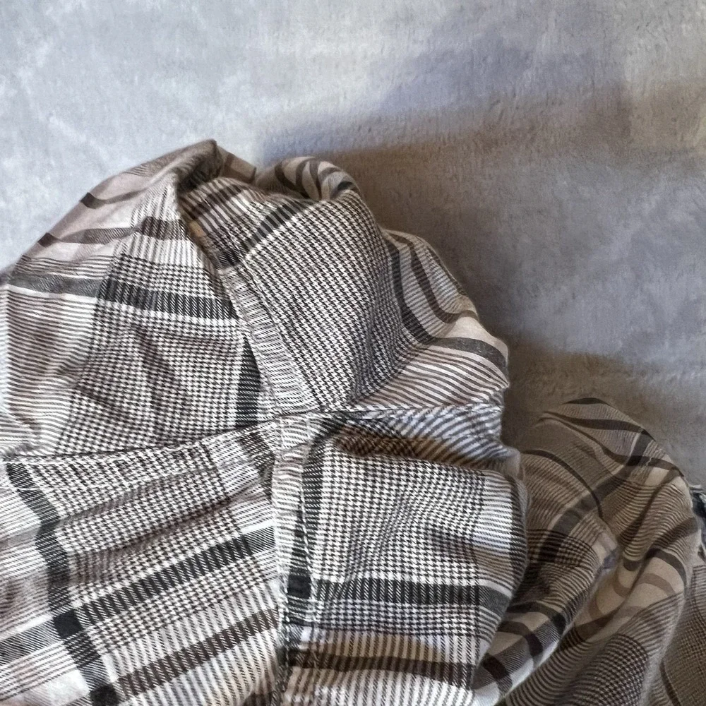 Hurley Plaid Cargo Shorts Mens Size 32 Cotton Blend‎